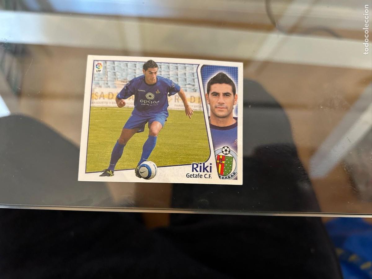 Cromos de F&uacute;tbol: riki getafe 2004 2005 coloca no pegado este