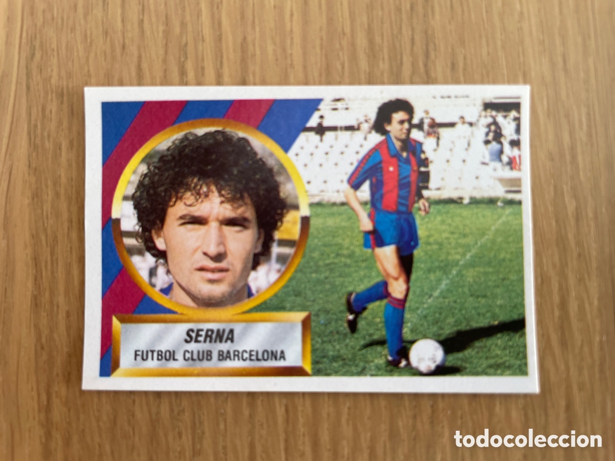 Fu&szlig;ball-Sticker: SERNA FICHAJE 10 BARCELONA ESTE 1988/1989 88 89