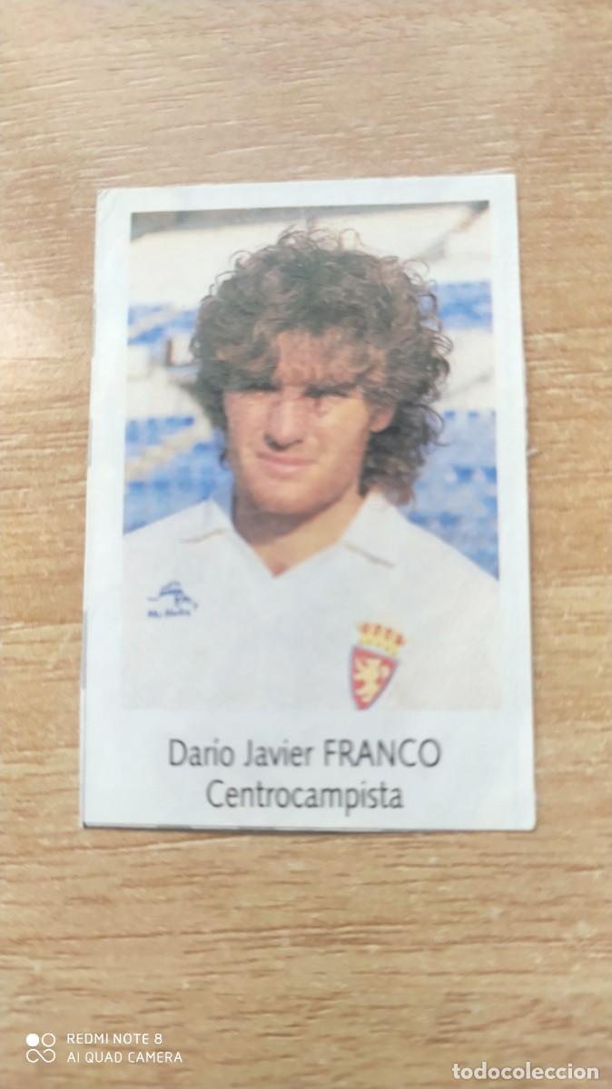 Cromos de F&uacute;tbol: ZARAGOZA 237 FRANCO BIMBO 91 92 -1991 1992 -RECUPERADO -H