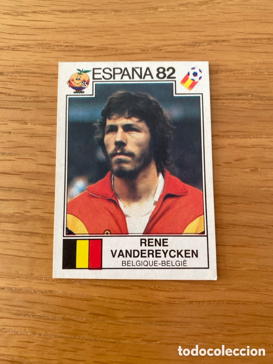 Cromos de F&uacute;tbol: Cromo panini mundial Espa&ntilde;a 82 n&uacute;mero 209 Vandereycken - Sticker album world cup Spain 1982