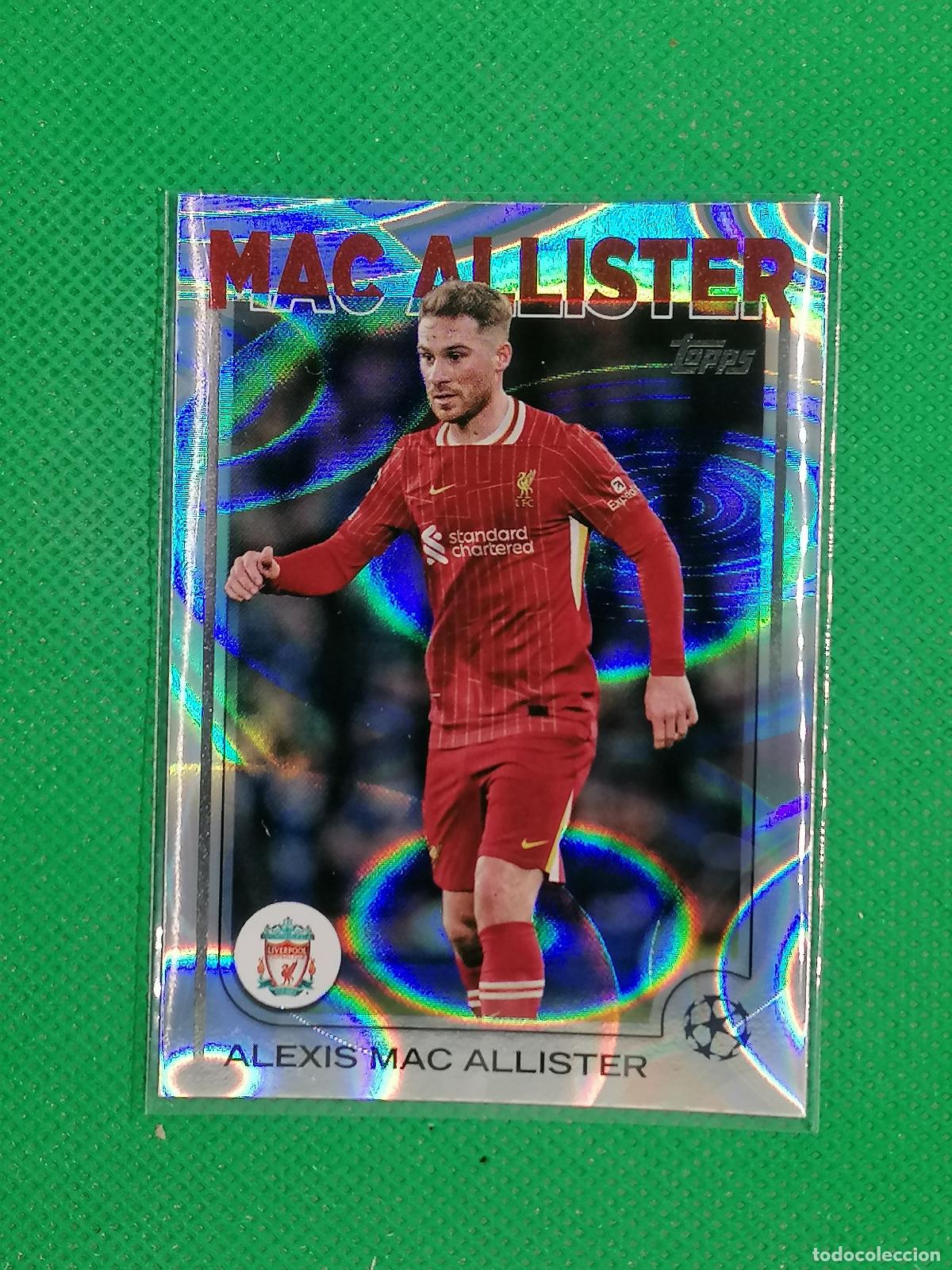 Cromos de Futebol: 182 ALEXIS MAC ALLISTER LIVERPOOL PARALELA ⚽ TOPPS UCC 24 25 2024 2025 ⚽