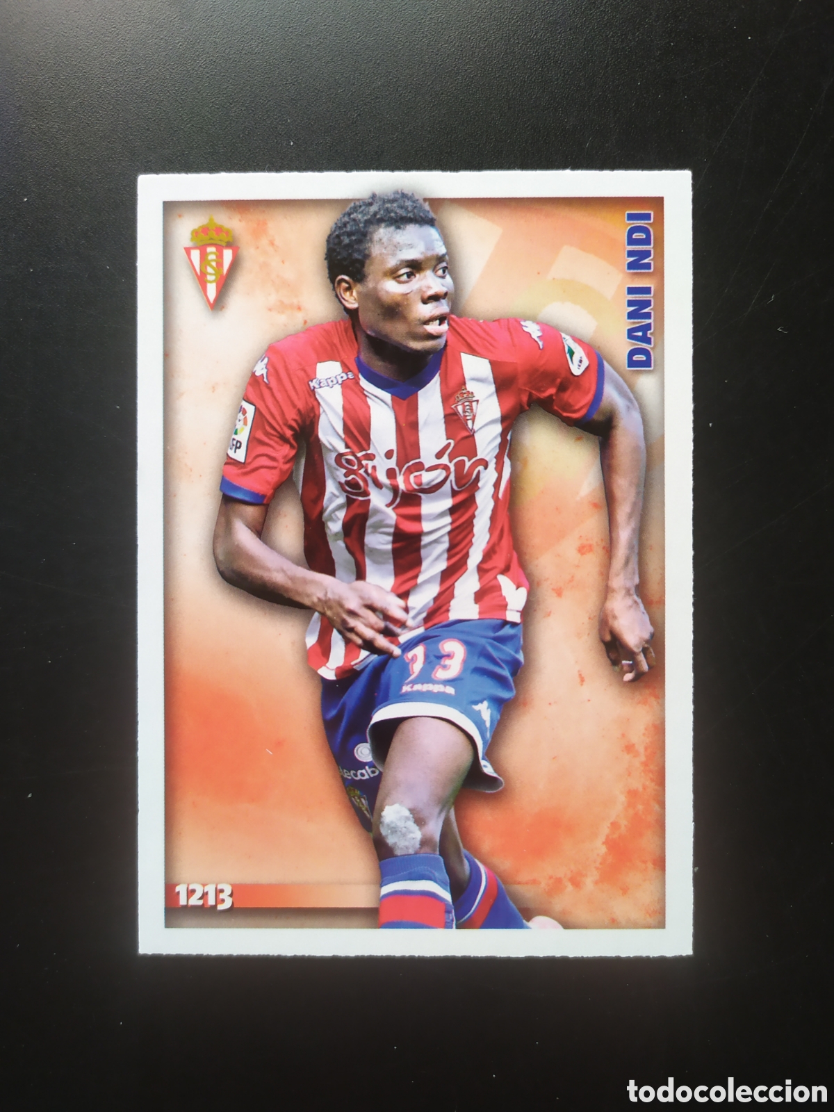 Cromos de Futebol: Mundicromo fichas Liga 2014 2015 14 15 Dani Ndi n&deg; 1213 Sporting Gijon