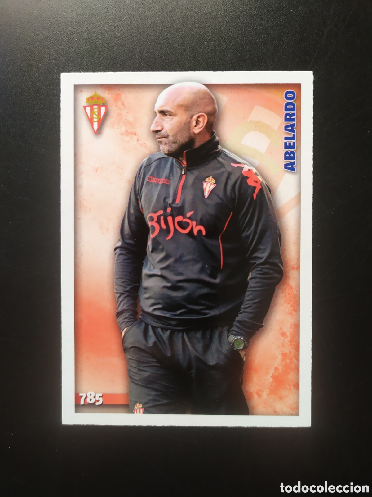 Cartes &agrave; collectionner de Football: Mundicromo fichas Liga 2014 2015 14 15 Abelardo n&deg; 785 Sporting Gijon