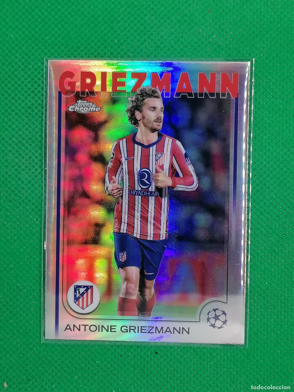 Cromos de F&uacute;tbol: 8 ANTOINE GRIEZMANN ATLETICO DE MADRID REFRACTOR ⚽ TOPPS CHROME UCC 24 25 2024 2025 ⚽