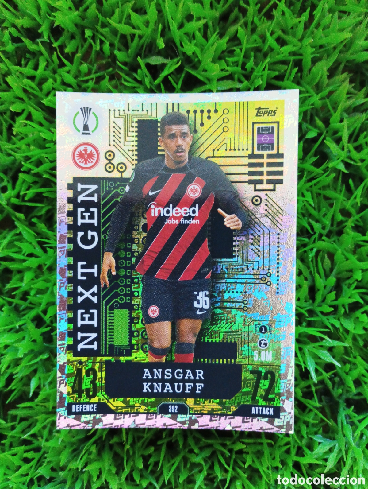 Cromos de F&uacute;tbol: Knauff Eintracht Frankurt NEXT GEN Match Attax 23-24 # 392