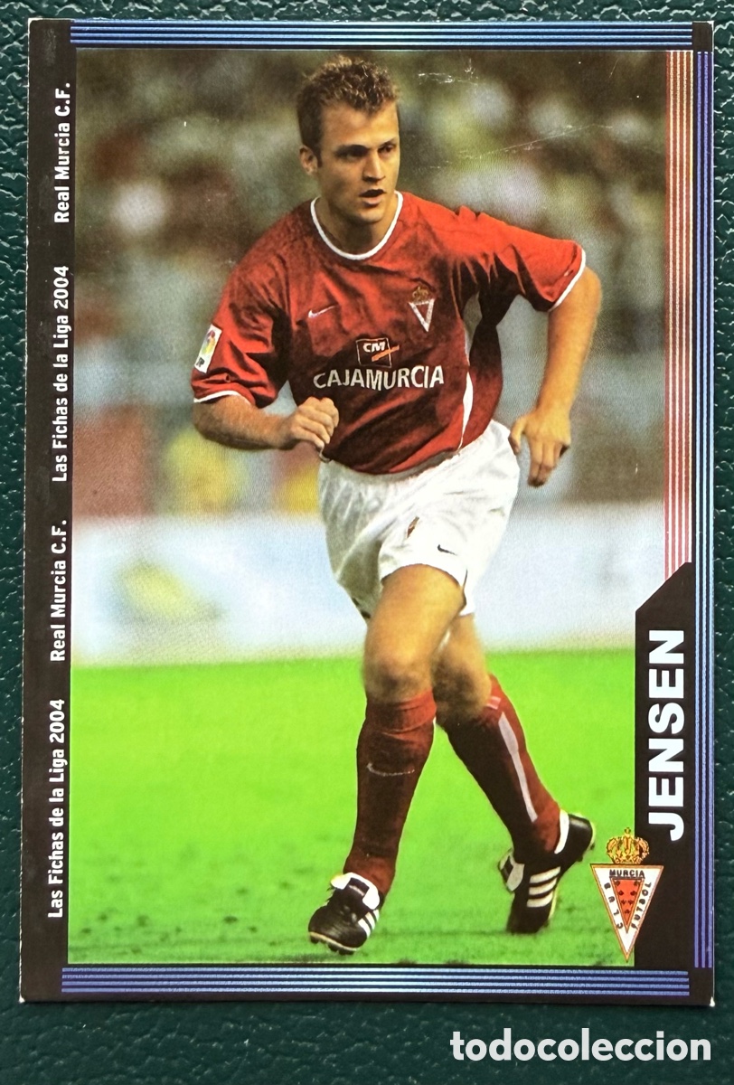 Cromos de Futebol: 473 JENSEN REAL MURCIA FICHAS ALBUM MUNDICROMO 2003 2004 03 04