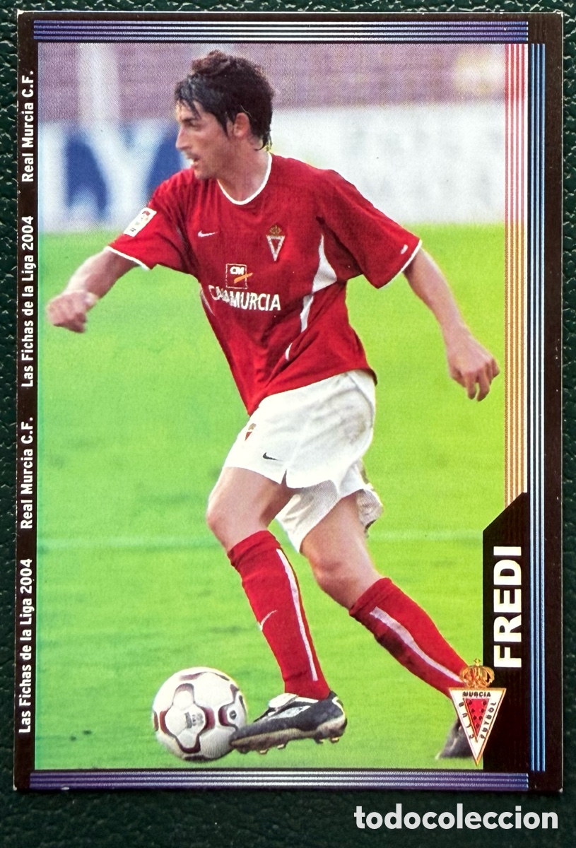 Cromos de Futebol: 476 FREDI REAL MURCIA FICHAS ALBUM MUNDICROMO 2003 2004 03 04