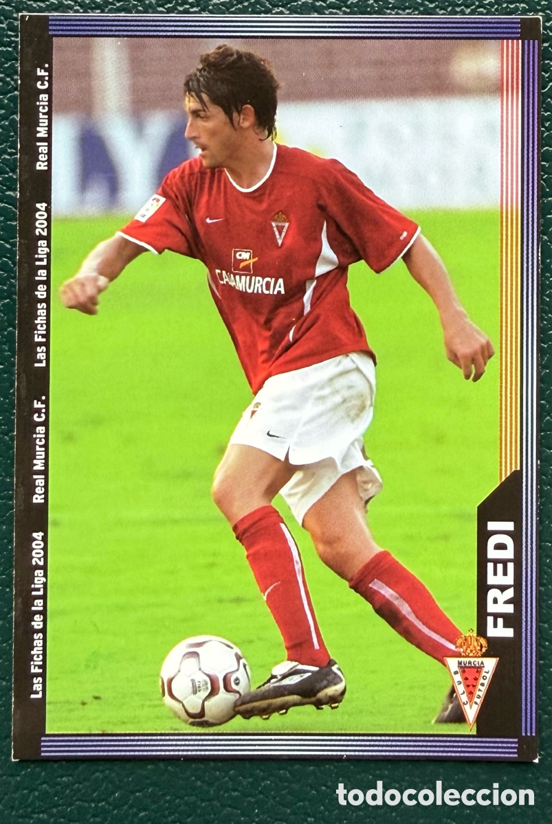 Cromos de Futebol: 476 FREDI REAL MURCIA FICHAS ALBUM MUNDICROMO 2003 2004 03 04