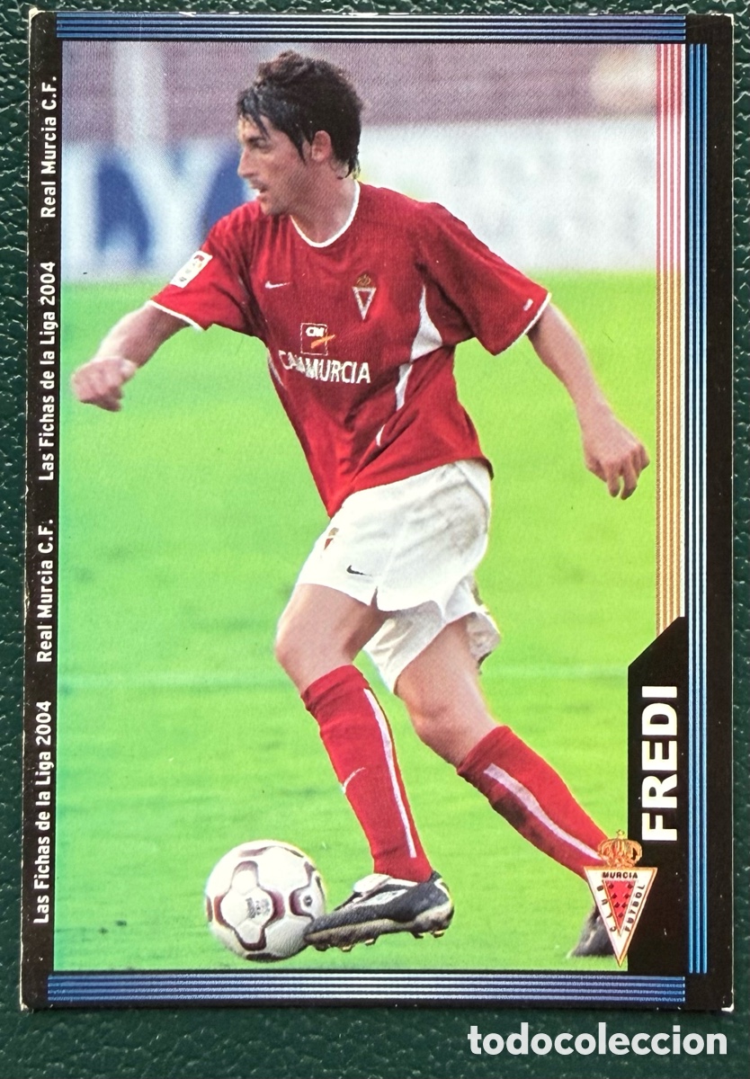 Football Stickers: 476 FREDI REAL MURCIA FICHAS ALBUM MUNDICROMO 2003 2004 03 04
