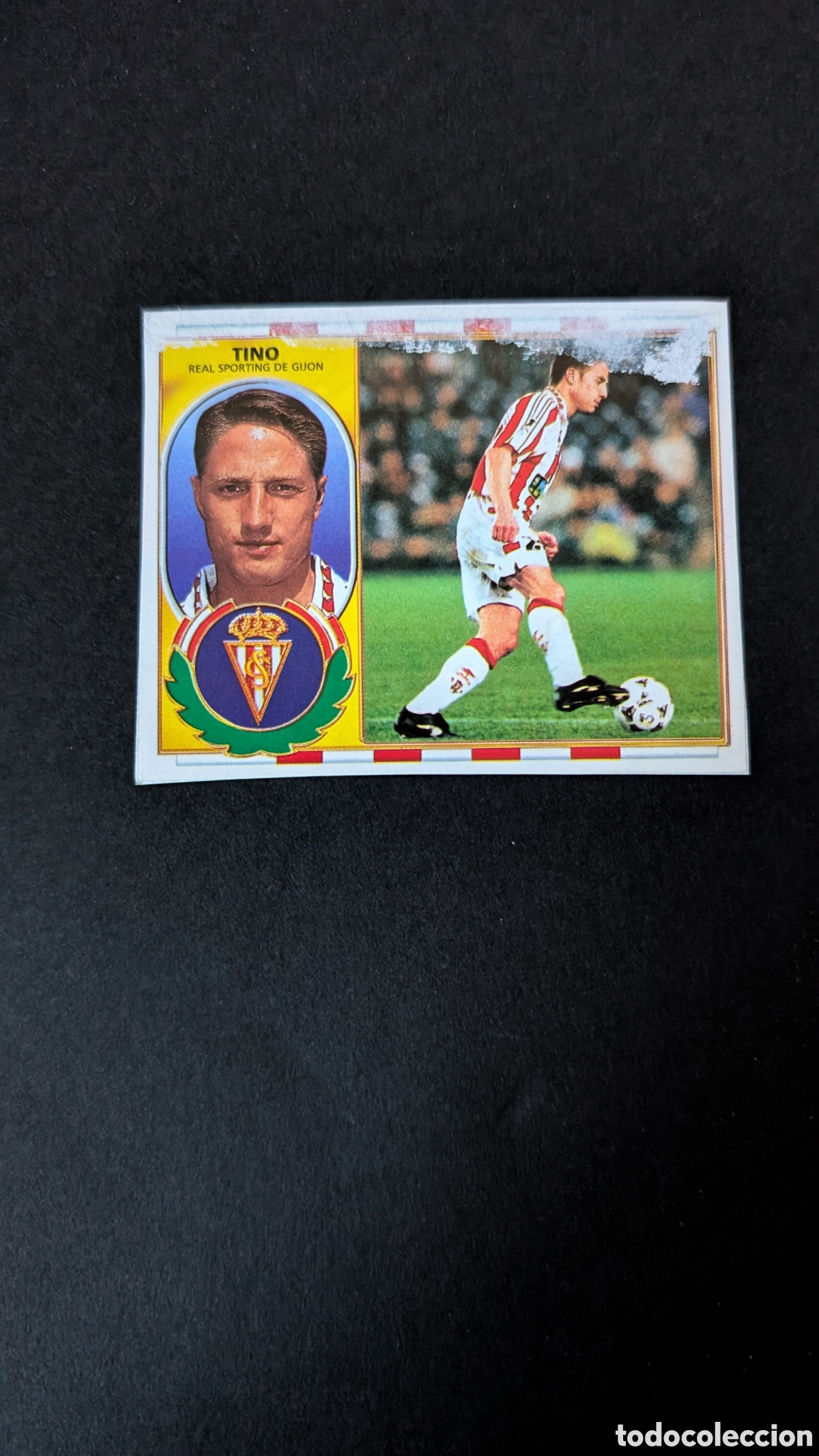 Cromos de F&uacute;tbol: TINO SPORTING GIJON BAJA LIGA ESTE 1996/97 96 97 RECORTADO
