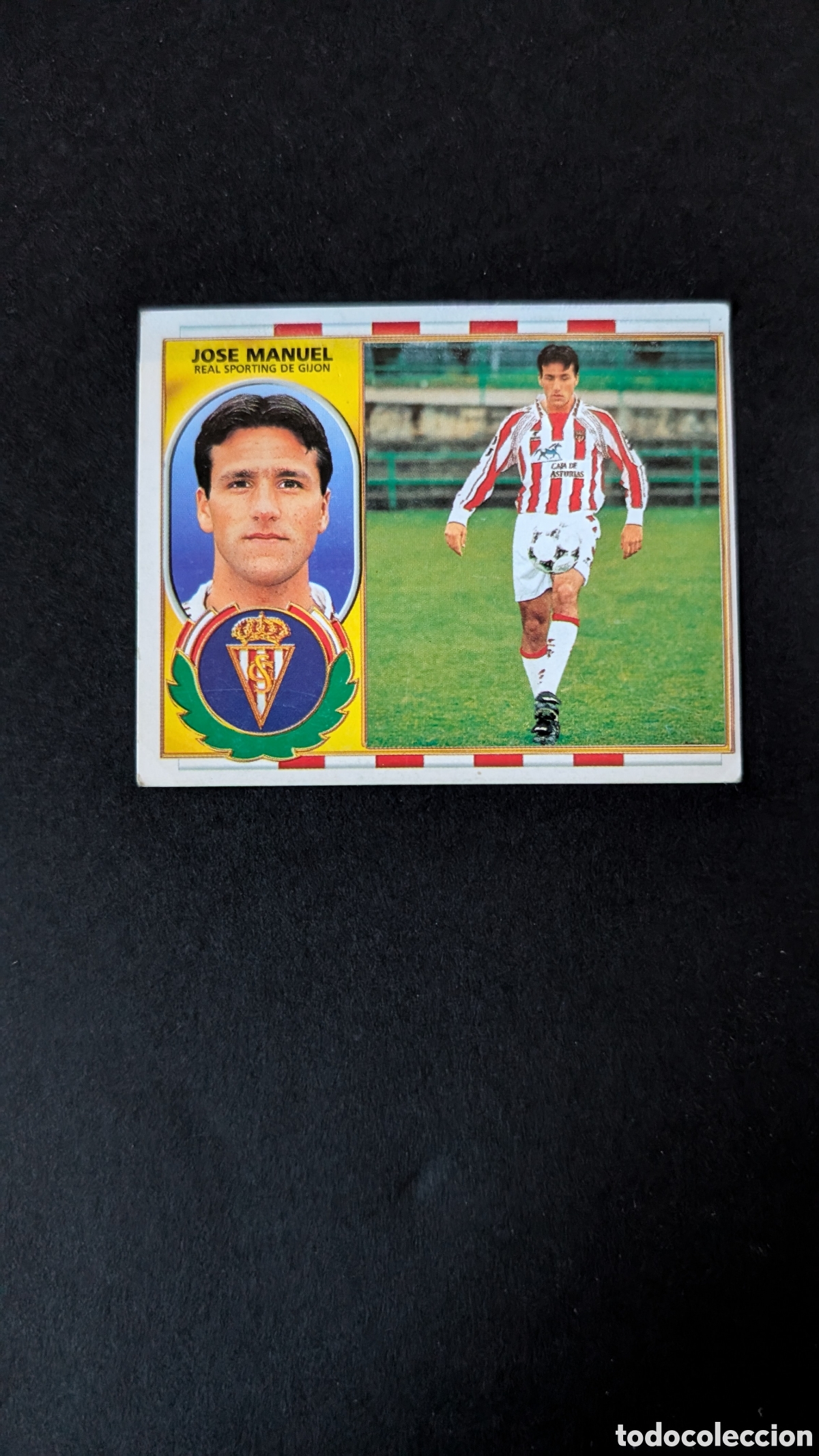 Cromos de F&uacute;tbol: JOSE MANUEL SPORTING GIJON BAJA LIGA ESTE 1996/97 96 97 VENTANILLA