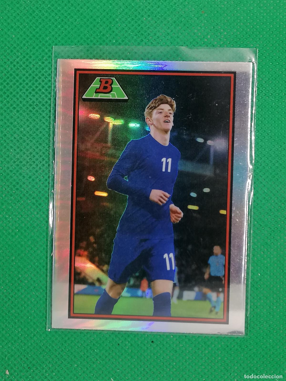 Fu&szlig;ball-Sticker: 89B- 20 ANTHONY GORDON INGLATERRA ⚽ TOPPS 1ST BOWMAN CHROME UNDER 21 UEFA 22 23 2022 2023 ⚽