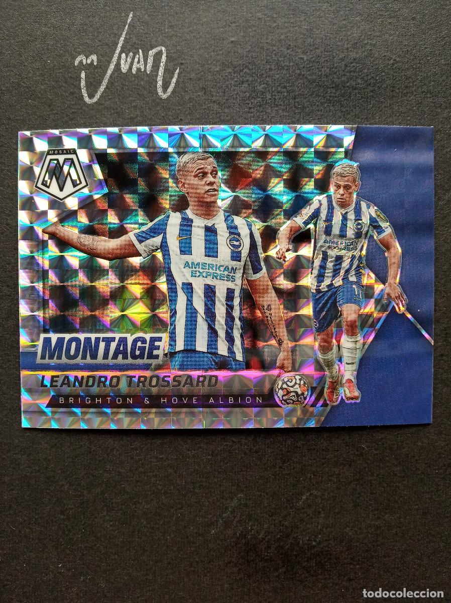 Cromos de F&uacute;tbol: N&ordm; 12 PARALELA PRIZM MONTAGE TROSSARD BRIGHTON ⚽ PANINI&reg; MOSAIC PREMIER LEAGUE 2021 2022 21 22 NUEVO