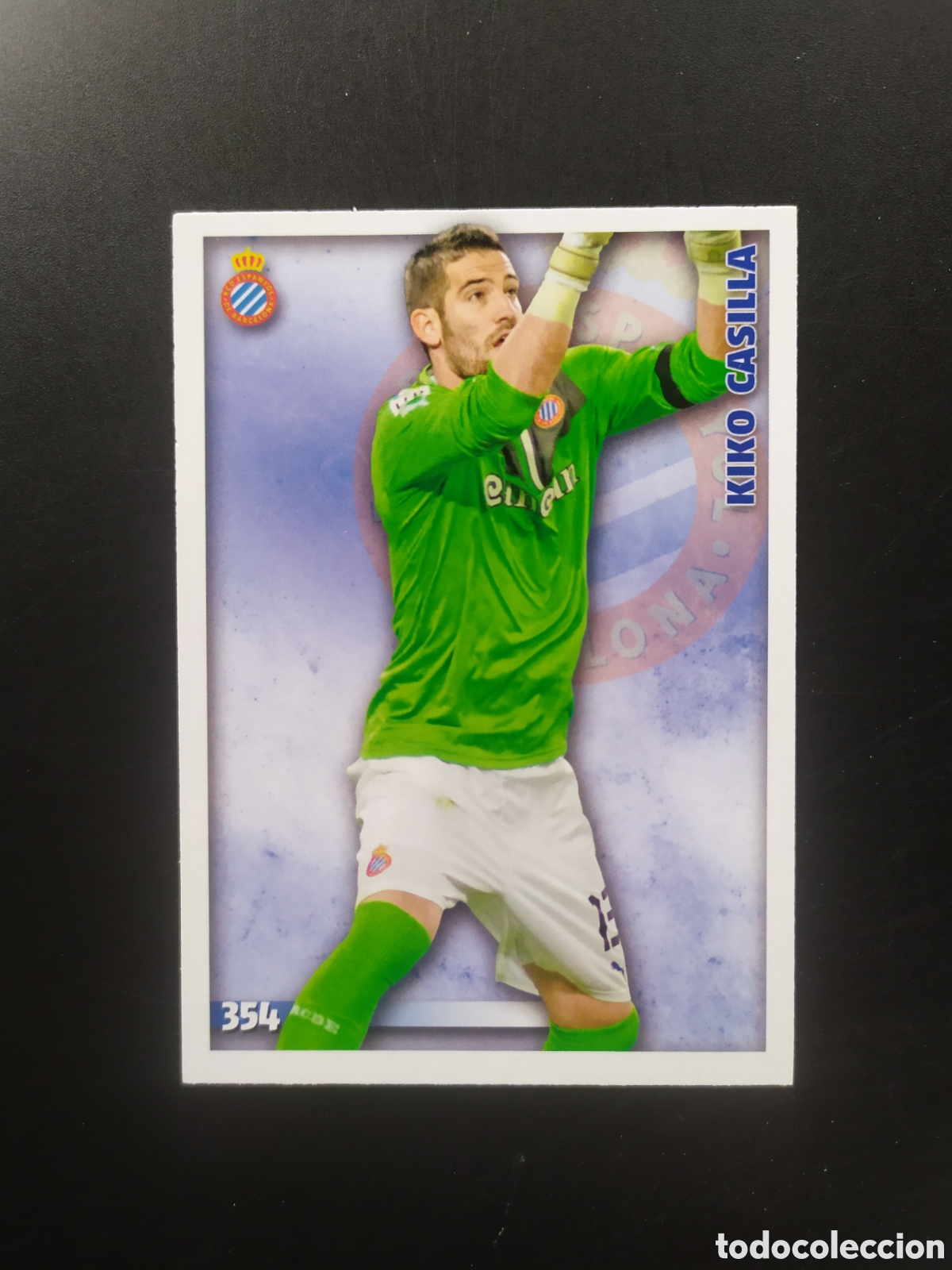 Figurine di Calcio: Mundicromo fichas Liga 2014 2015 14 15 Kiko Casilla n&deg; 354 Espanyol