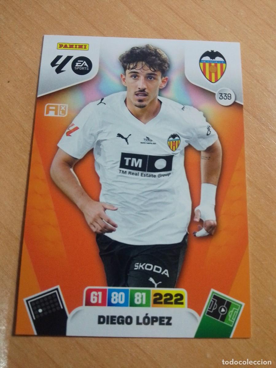 Figurine di Calcio: 339 DIEGO L&Oacute;PEZ DEL VALENCIA 25 26 ADRENALYN XL 2025 2026