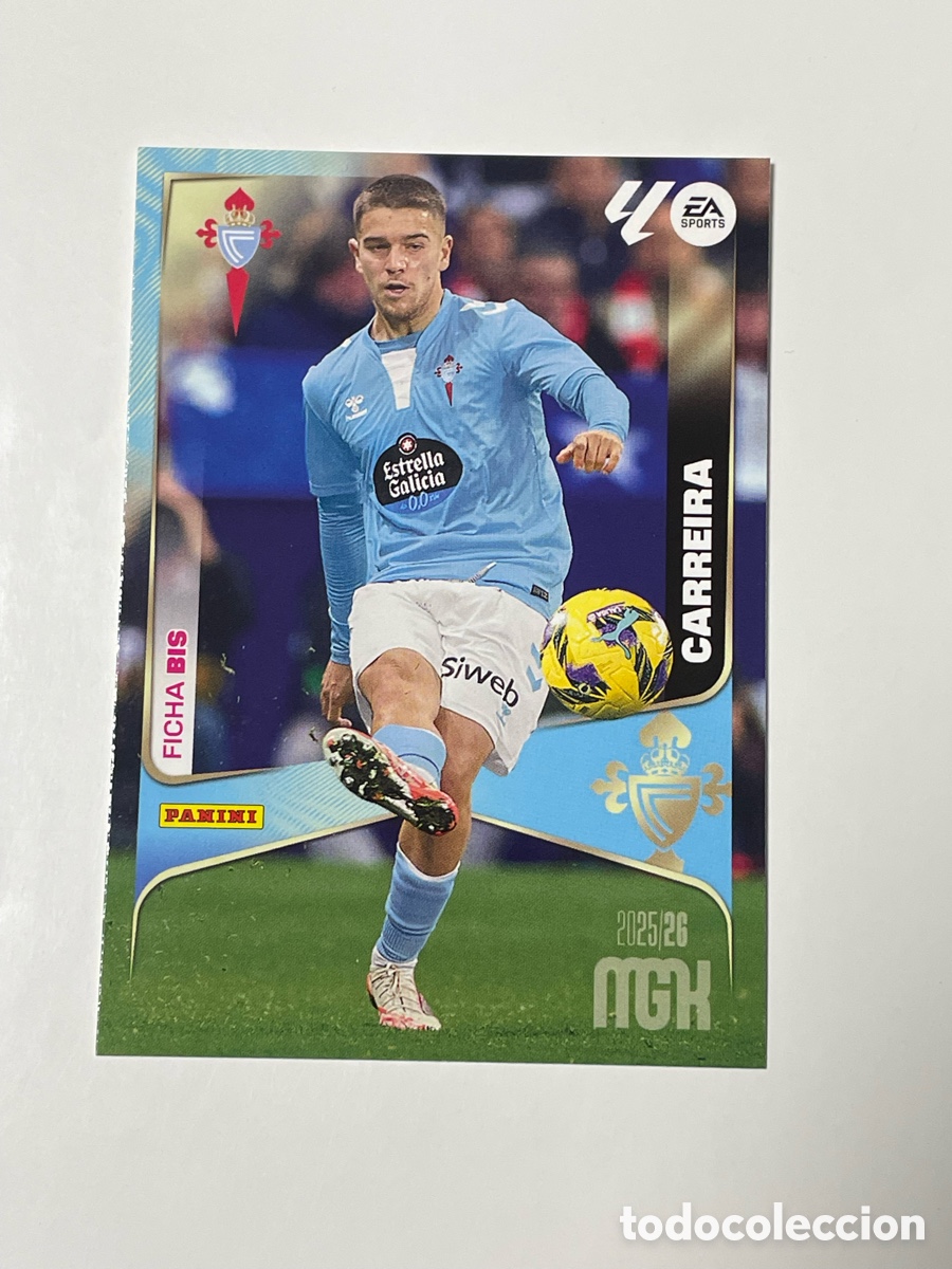Cromos de F&uacute;tbol: Sergio Carreira Celta de Vigo Panini Megacracks 2025/26 #112 Bis
