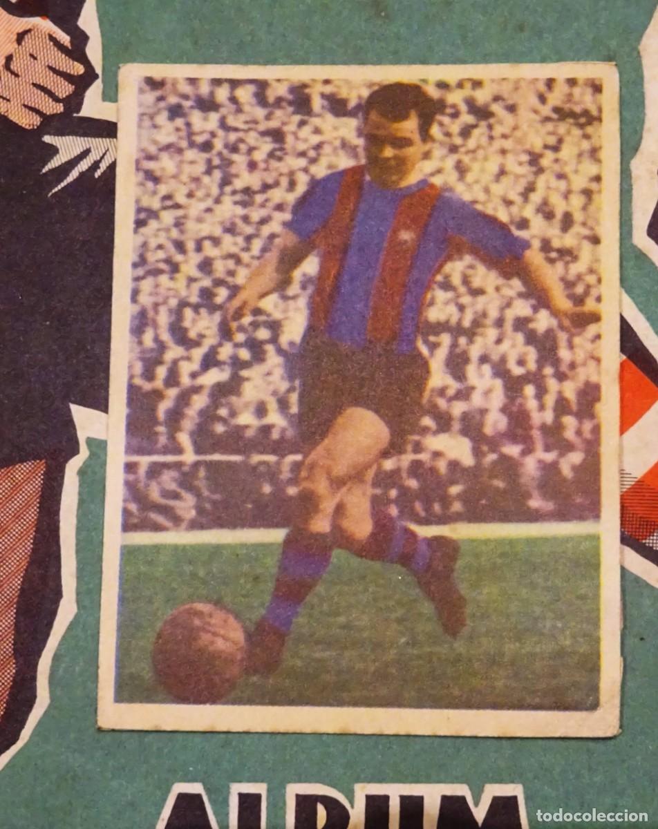 Fu&szlig;ball-Sticker: KUBALA, BARCELONA, N&ordm;100, ED.TRIUNFO 1959 1960 59/60, FUTBOL ASES EN ACCION,VER DESCRIPCI&Oacute;N