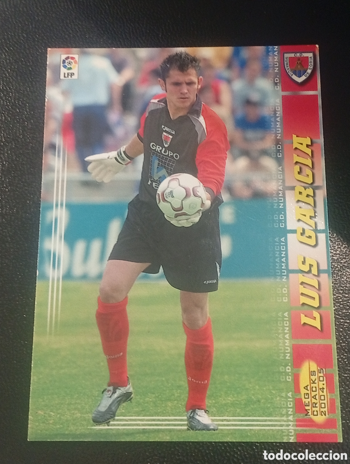 Cromos de f&uacute;tbol: 218 LUIS GARC&Iacute;A NUMANCIA MEGACRACKS 2004 2005 4 5 CROMOS CARDS PANINI SPORTS MUNDICROMO FICHAS LIGA