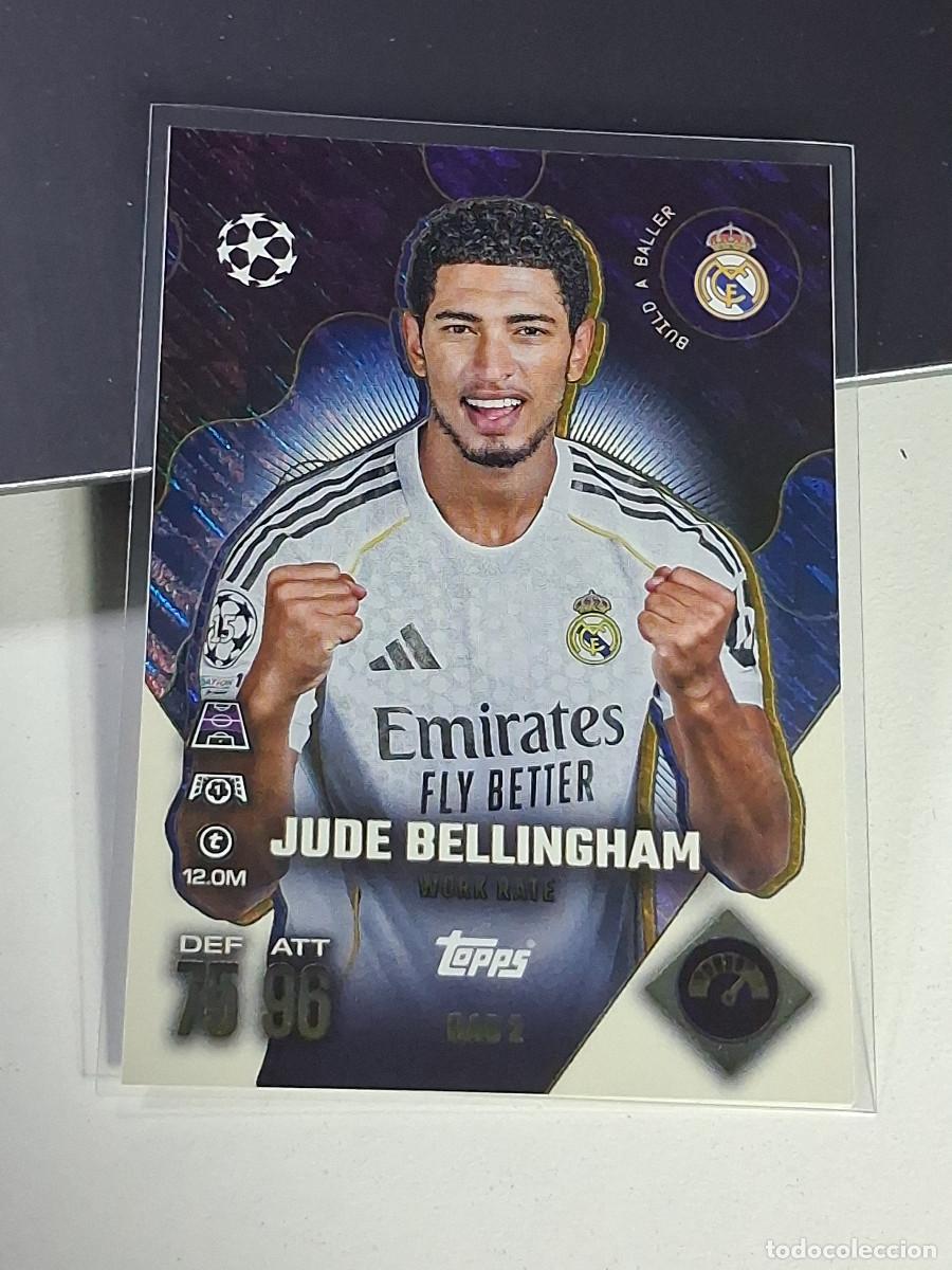 Cromos de f&uacute;tbol: A9 BAB2 JUDE BELLINGHAM REAL MADRID BUILD A BALLER MATCH ATTAX CHAMPIONS LEAGUE 2025-26 EXTRA TOPPS