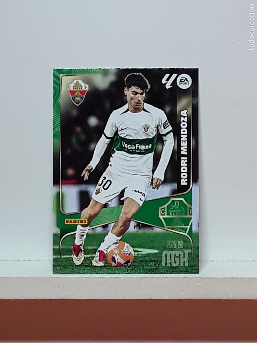 Fu&szlig;ball-Sticker: MEGACRACKS 2025 2026 MGK 25 26 ALBUM PANINI LIGA N 138 ELCHE SEGUNDA RODRI MENDOZA