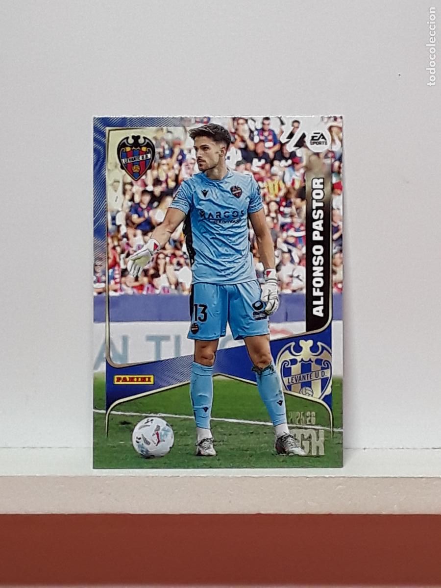 Fu&szlig;ball-Sticker: MEGACRACKS 2025 2026 MGK 25 26 ALBUM PANINI LIGA N 201 LEVANTE SEGUNDA ALFONSO PASTOR