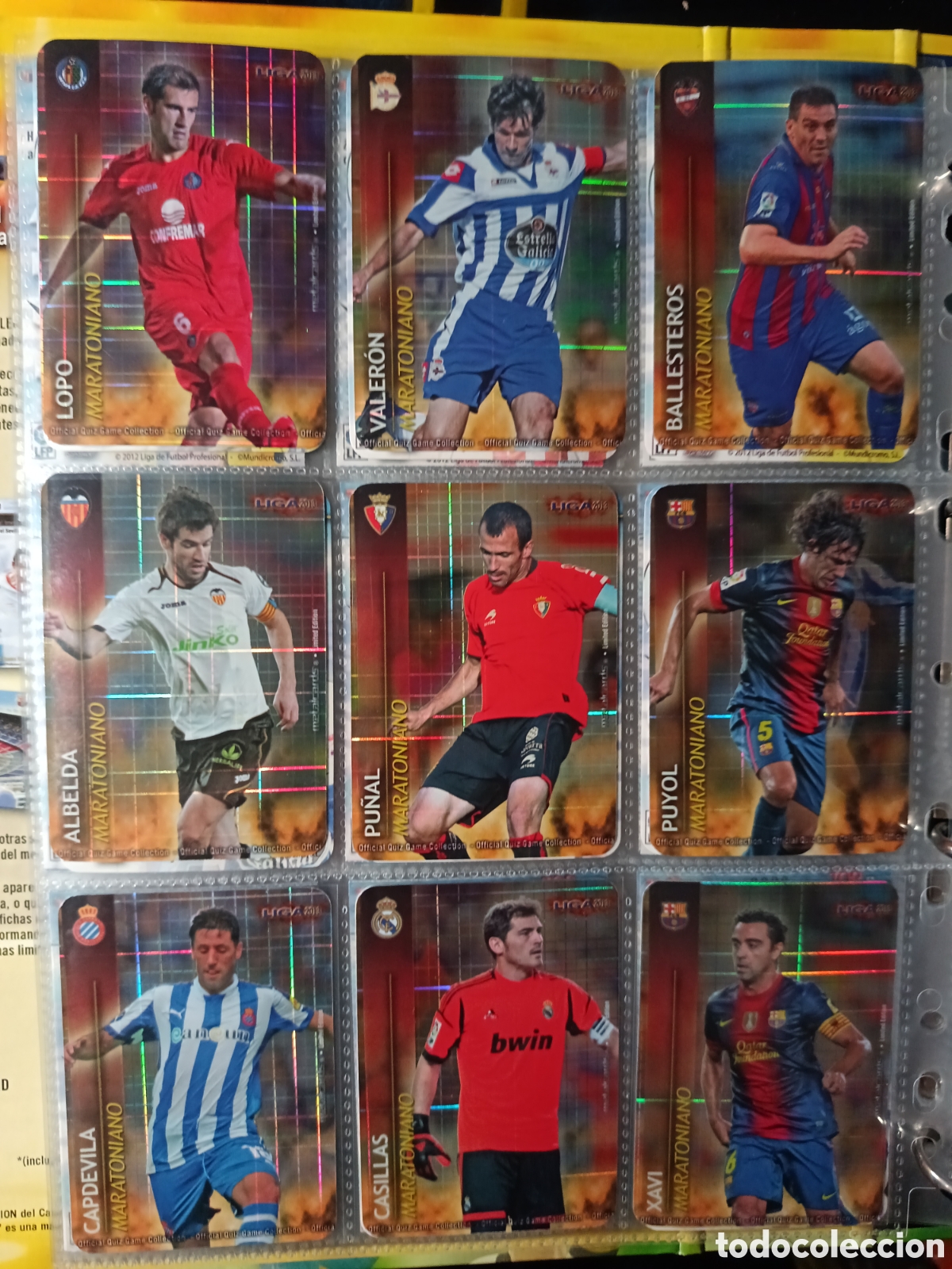 Fu&szlig;ball-Sticker: Mundicromo 2012/2013 maratoniano cuadros serie completa