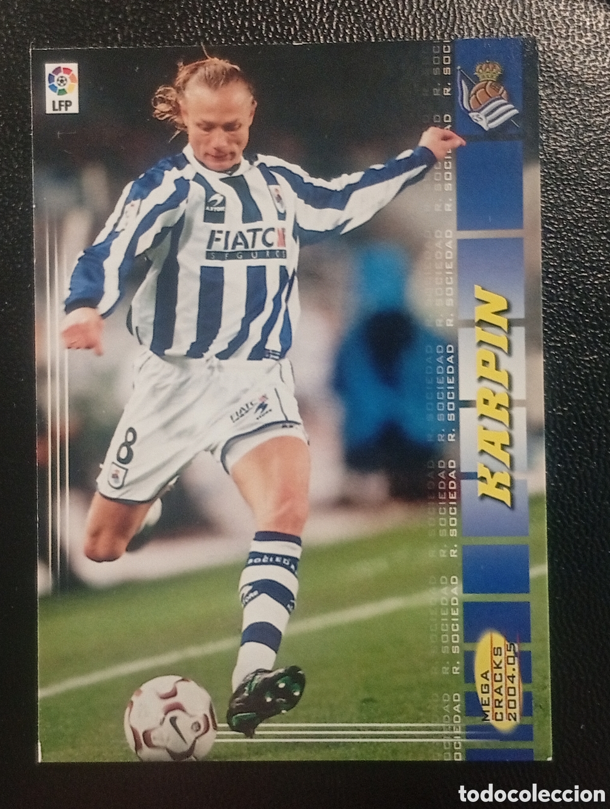 Football Stickers: 300 KARPIN REAL SOCIEDAD MEGACRACKS 2004 2005 4 5 CROMOS CARDS PANINI SPORTS MUNDICROMO