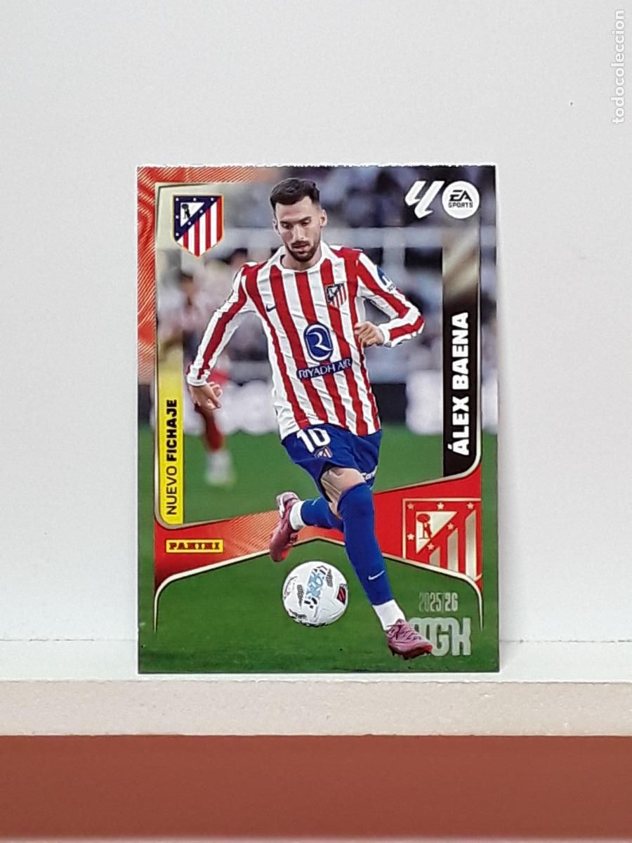 Cromos de F&uacute;tbol: MEGACRACKS 2025 2026 MGK 25 26 ALBUM PANINI LIGA N 447 ATLETICO MADRID SEGUNDA ALEX BAENA