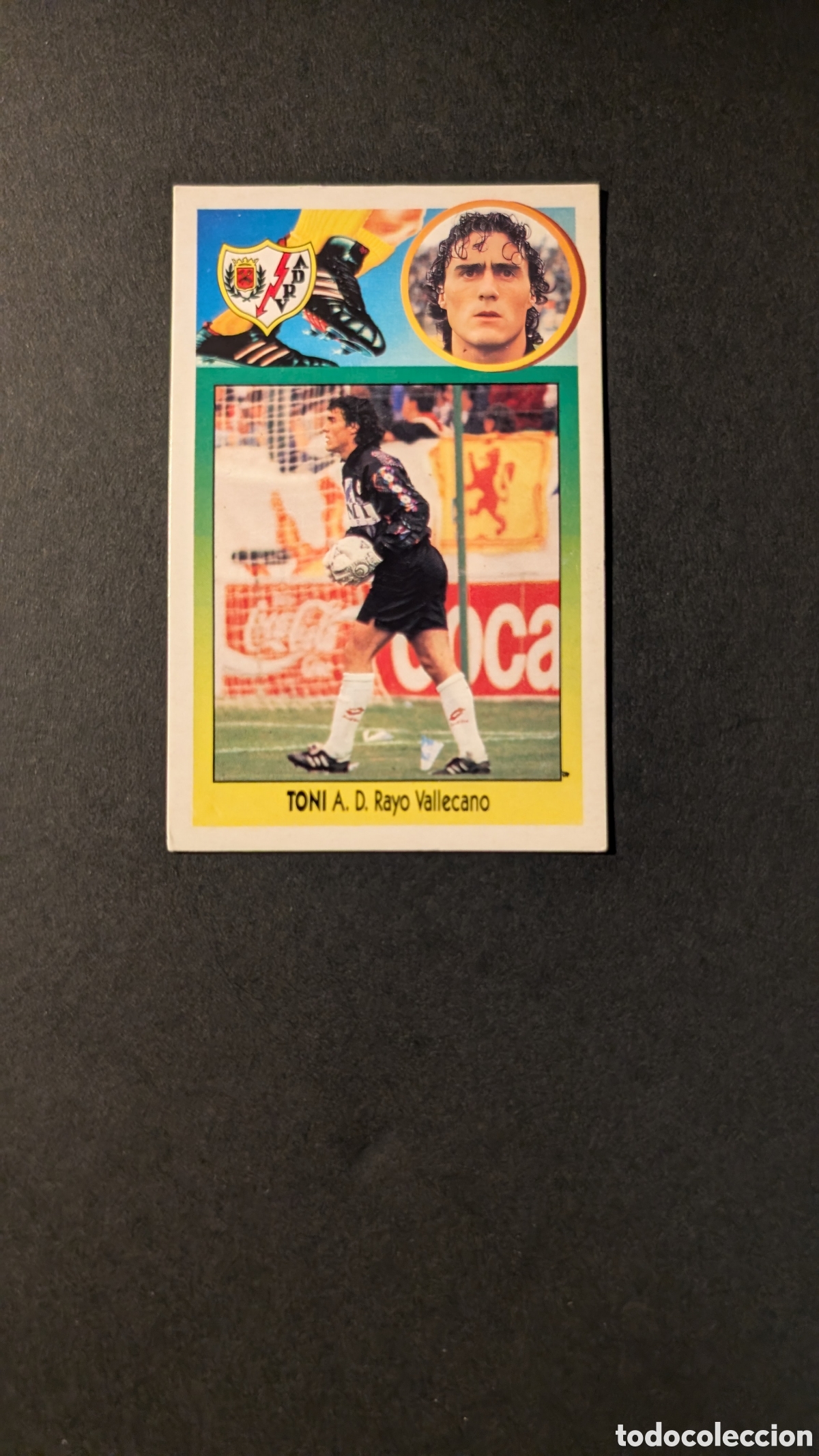 Figurine di Calcio: TONI RAYO VALLECANO BAJA LIGA ESTE 1993/94 93 94 CARTON DESPEGADO