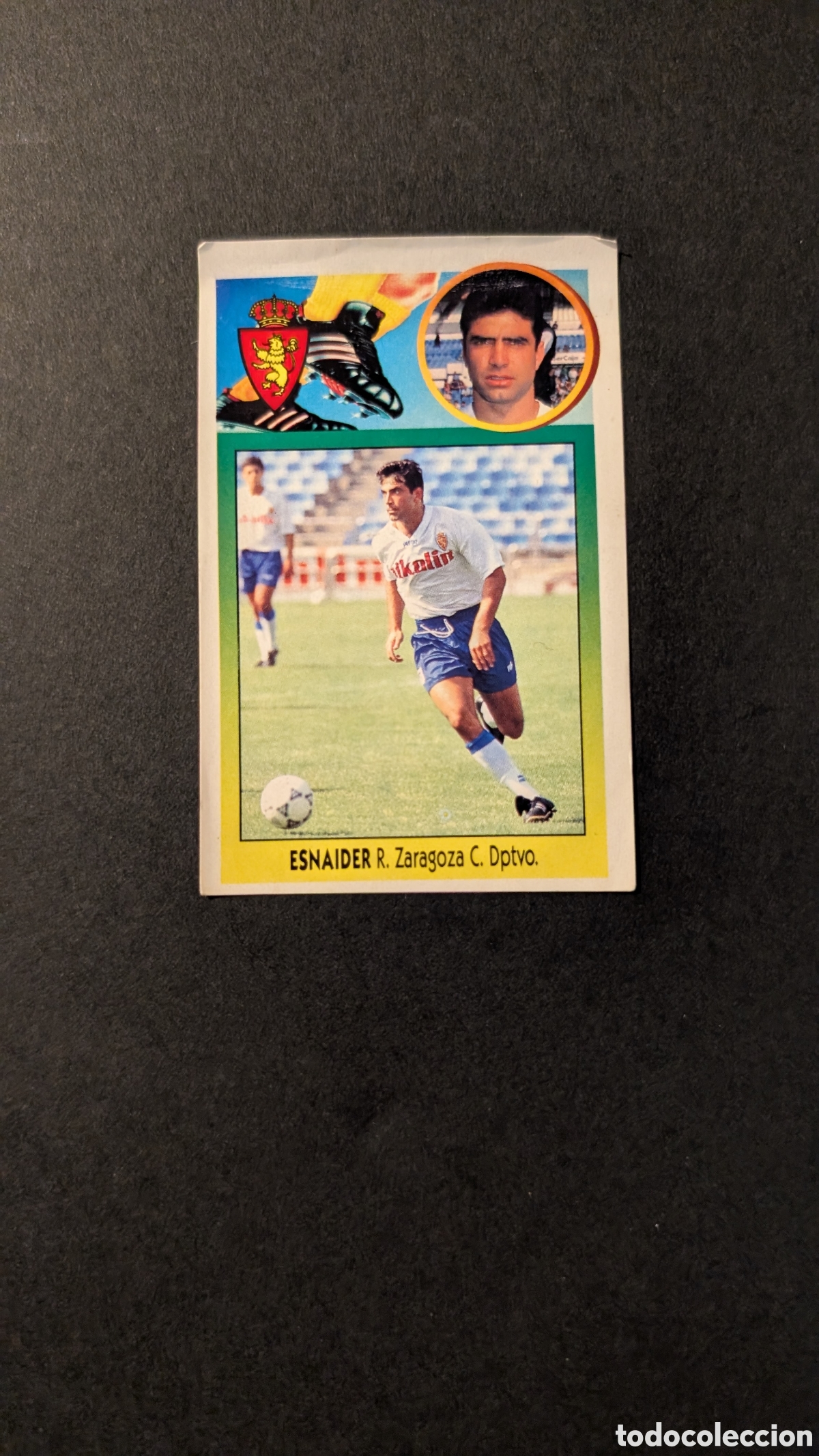 Cromos de Futebol: ESNAIDER ZARAGOZA COLOCA LIGA ESTE 1993/94 93 94 ADHESIVO VENTANILLA