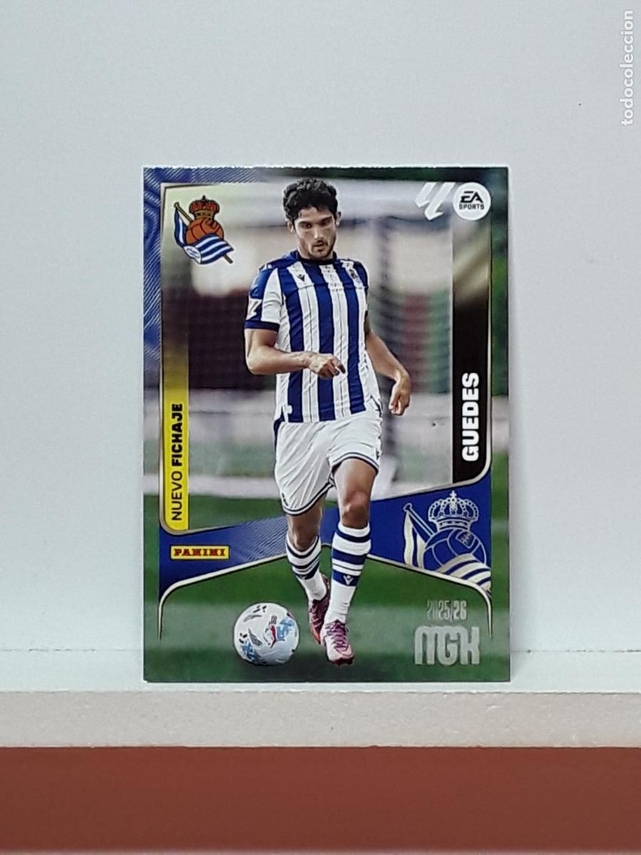 Cromos de F&uacute;tbol: MEGACRACKS 2025 2026 MGK 25 26 ALBUM PANINI LIGA N 472 REAL SOCIEDAD SEGUNDA GON&Ccedil;ALO GUEDES