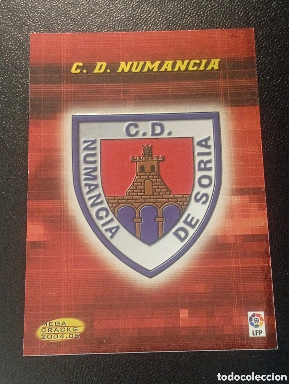 Fu&szlig;ball-Sticker: 217 escudo NUMANCIA MEGACRACKS 2004 2005 4 5 CROMOS CARDS PANINI SPORTS MUNDICROMO