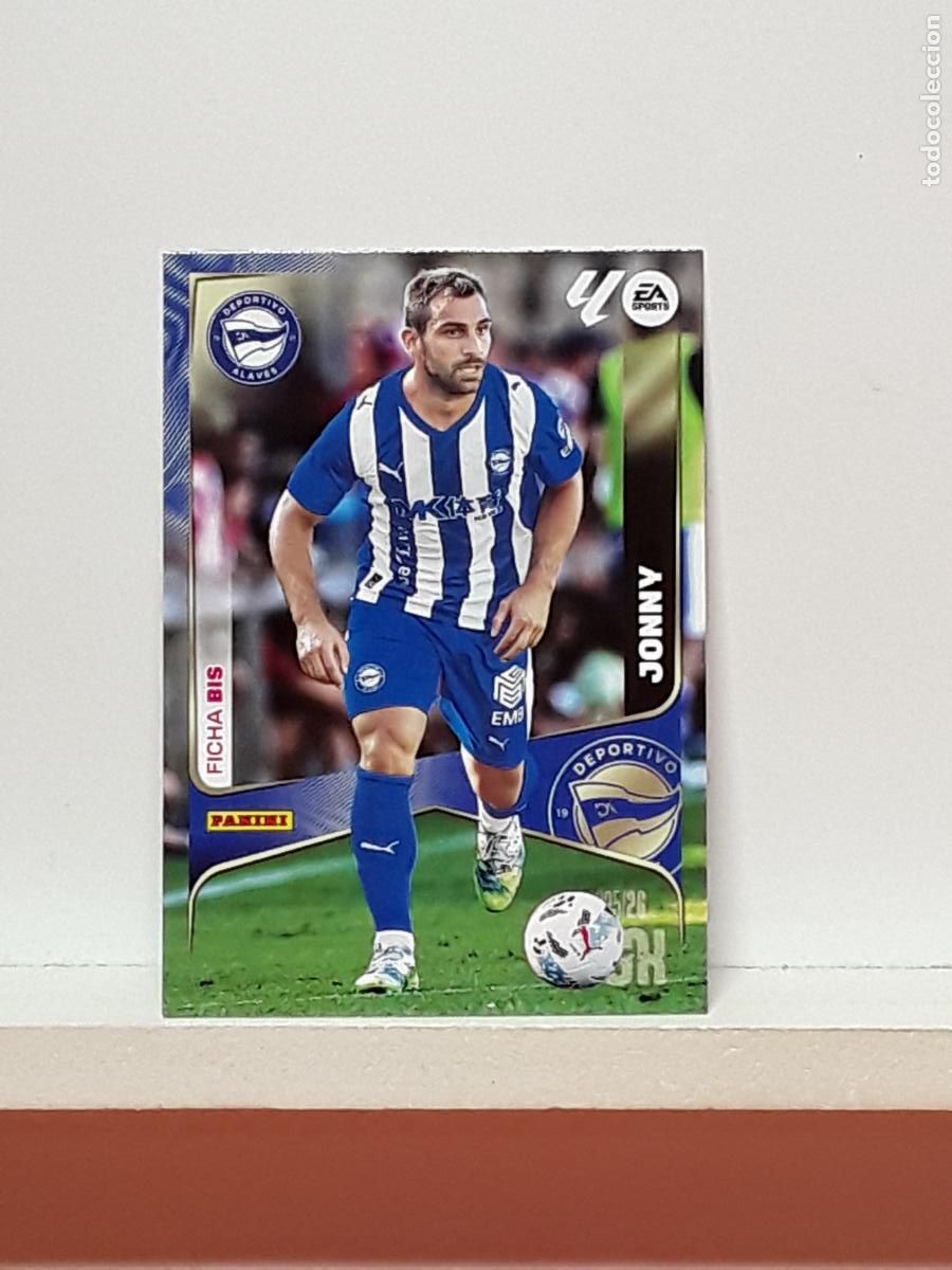 Cromos de F&uacute;tbol: MEGACRACKS 2025 2026 MGK 25 26 ALBUM PANINI LIGA N 26BIS 26 BIS ALAVES SEGUNDA JONNY JONATHAN CASTRO