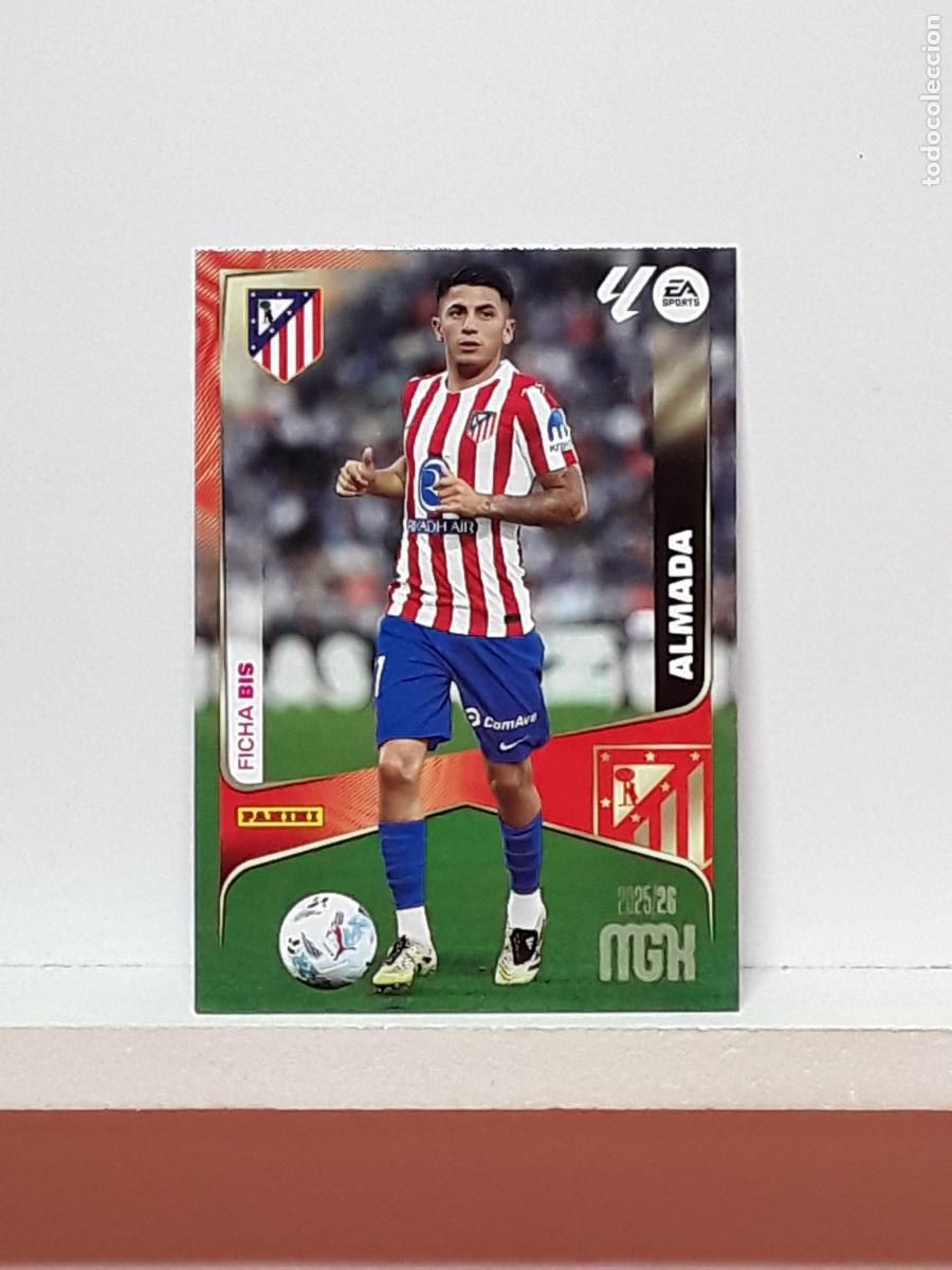 Cromos de F&uacute;tbol: MEGACRACKS 2025 2026 MGK 25 26 ALBUM PANINI LIGA N 68BIS 68 BIS ATLETICO MADRID SEGUNDA ALMADA