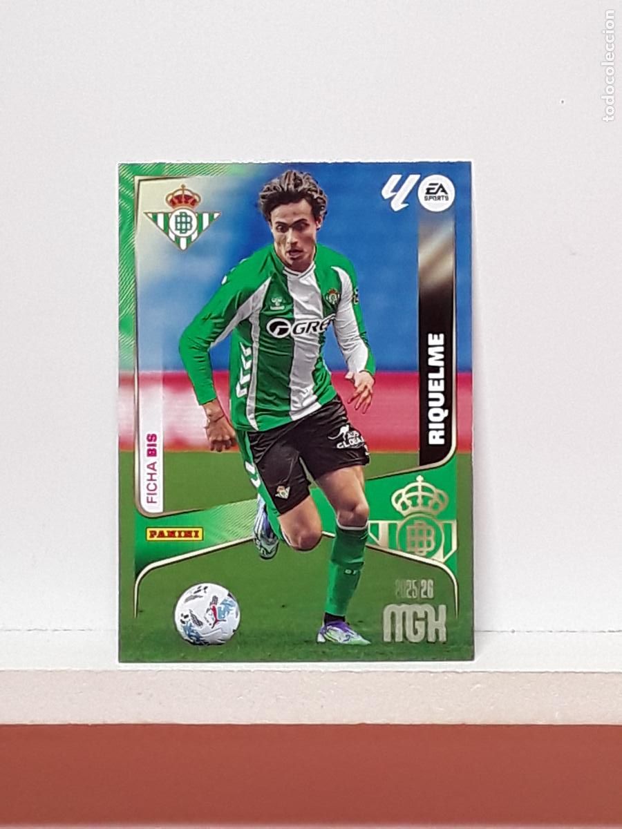 Cromos de F&uacute;tbol: MEGACRACKS 2025 2026 MGK 25 26 ALBUM PANINI LIGA N 105BIS 105 BIS BETIS SEGUNDA RODRIGO RIQUELME