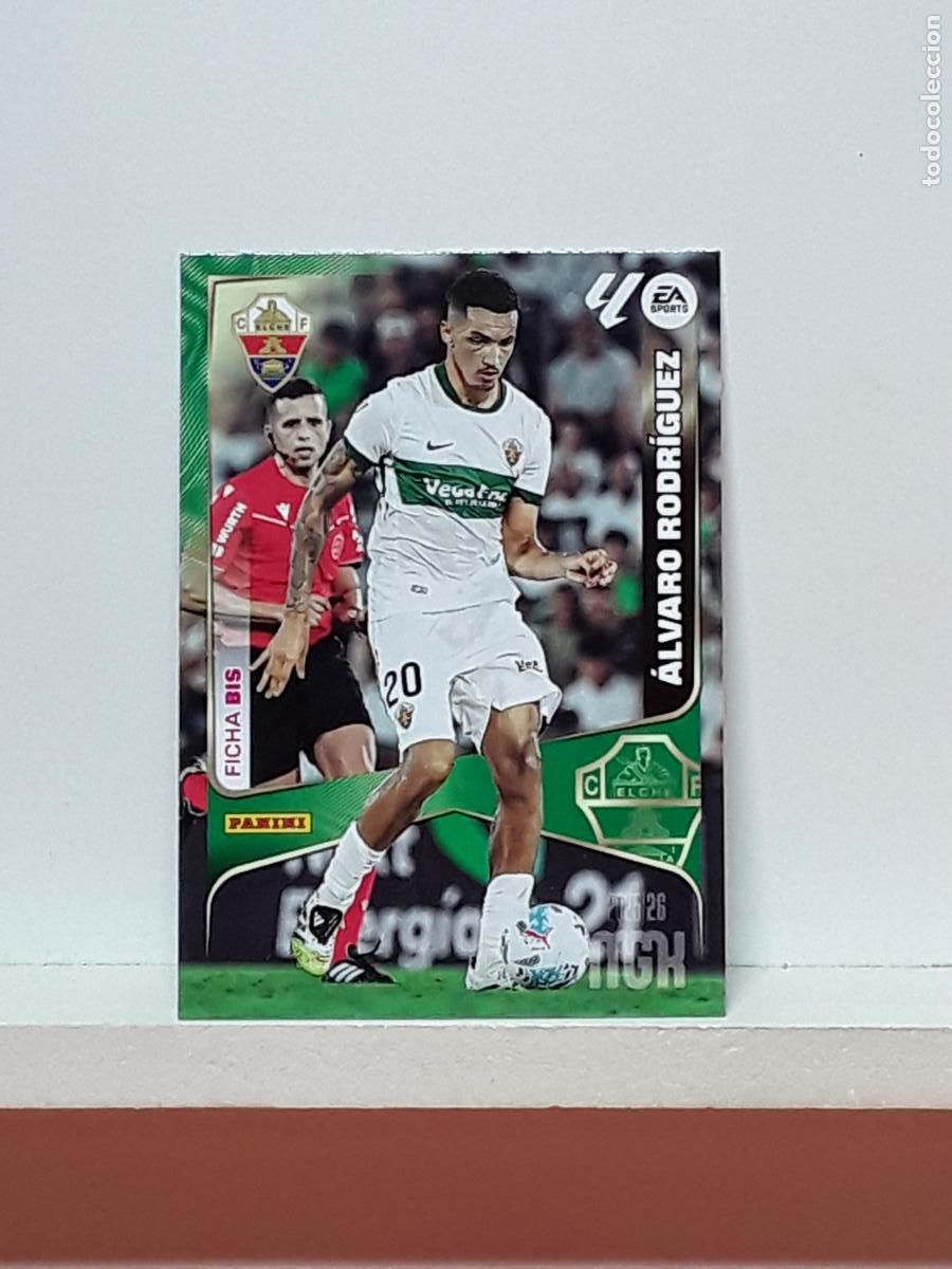 Cromos de F&uacute;tbol: MEGACRACKS 2025 2026 MGK 25 26 ALBUM PANINI LIGA N 144BIS 144 BIS ELCHE SEGUNDA ALVARO RODRIGUEZ