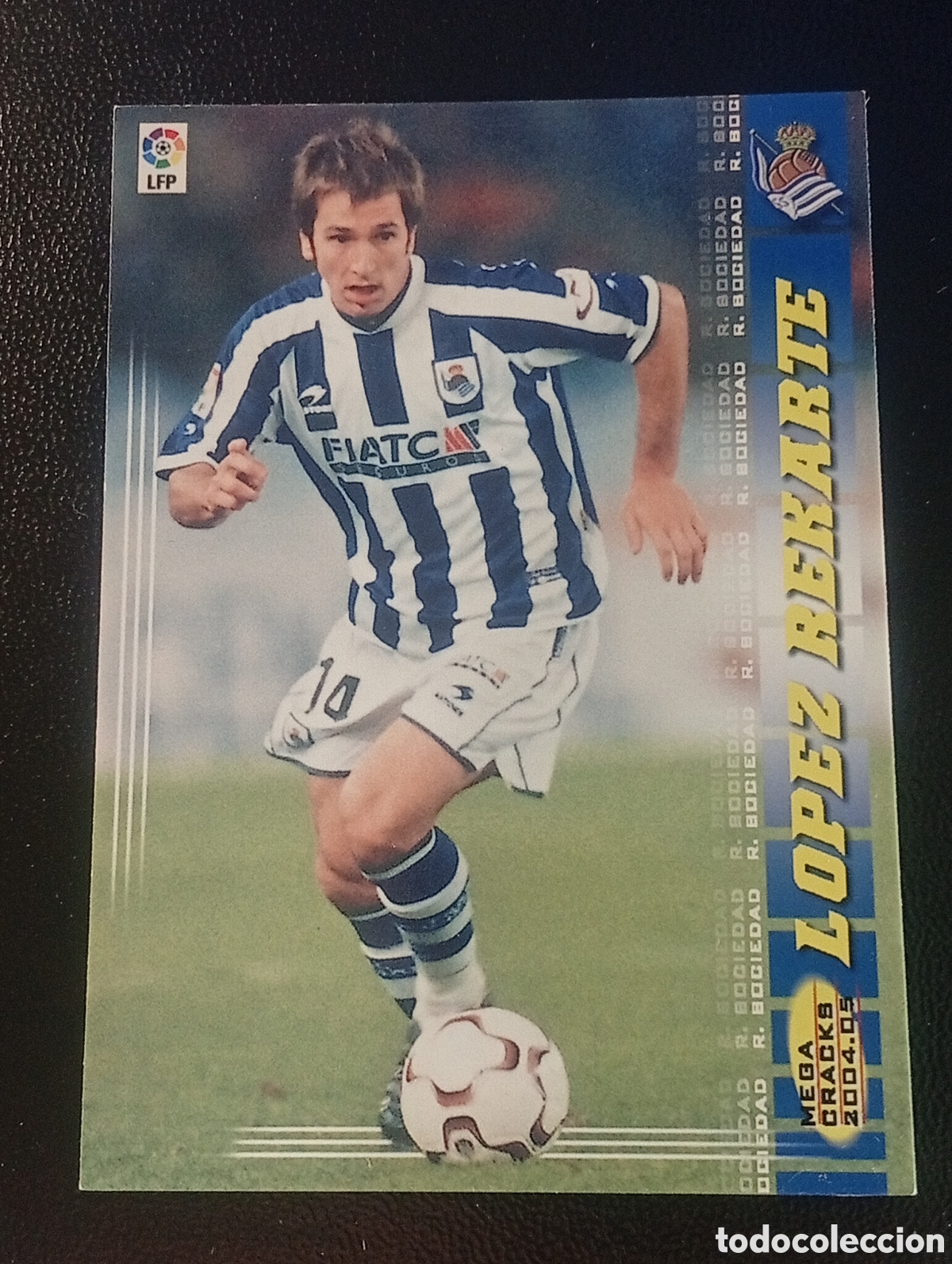 Cromos de F&uacute;tbol: 292 LOPEZ REKARTE REAL SOCIEDAD MEGACRACKS 2004 2005 4 5 CROMOS CARDS PANINI SPORTS MUNDICROMO