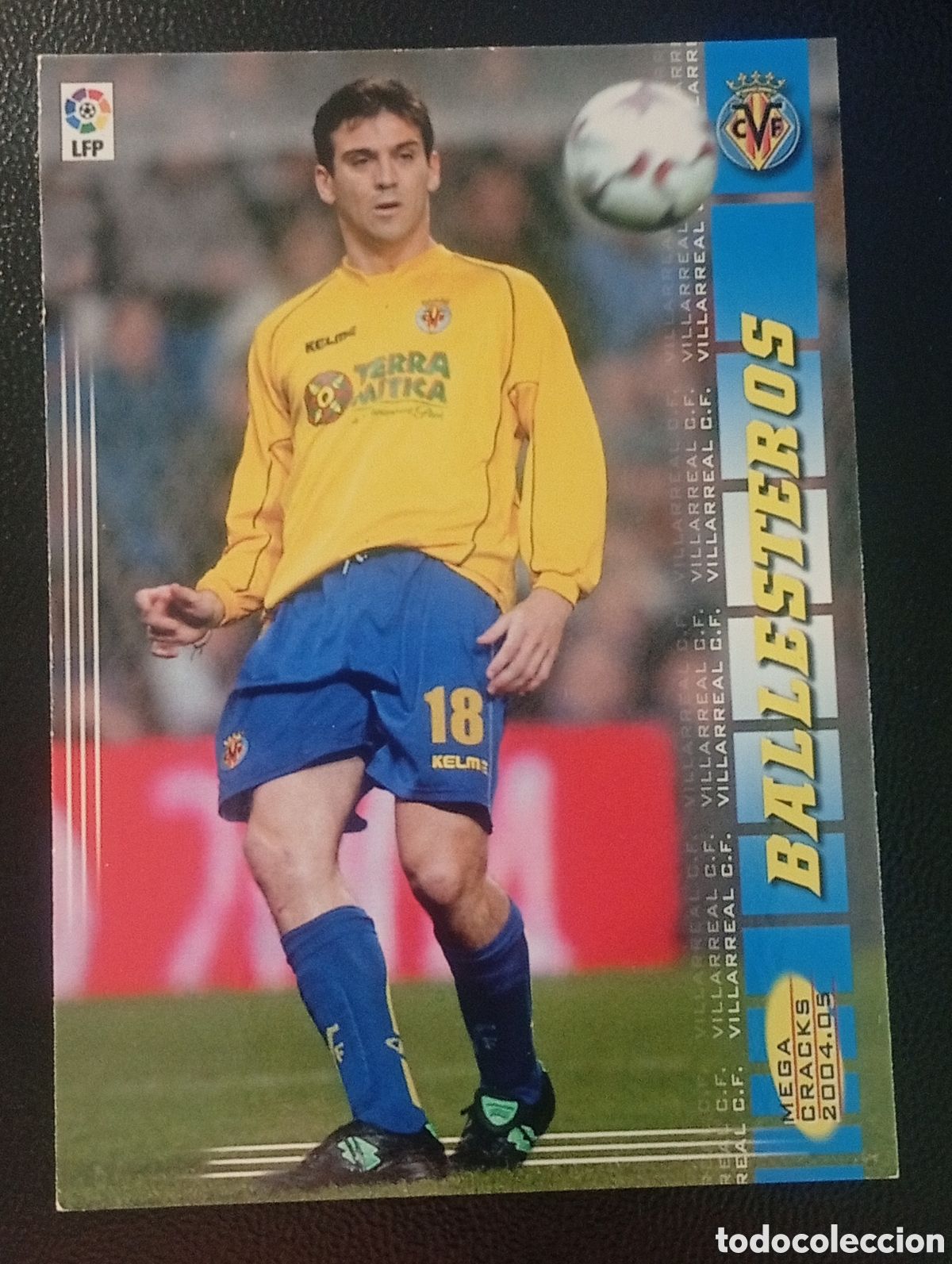 Cromos de F&uacute;tbol: 329 BALLESTEROS VILLARREAL MEGACRACKS 2004 2005 4 5 CROMOS CARDS PANINI SPORTS MUNDICROMO