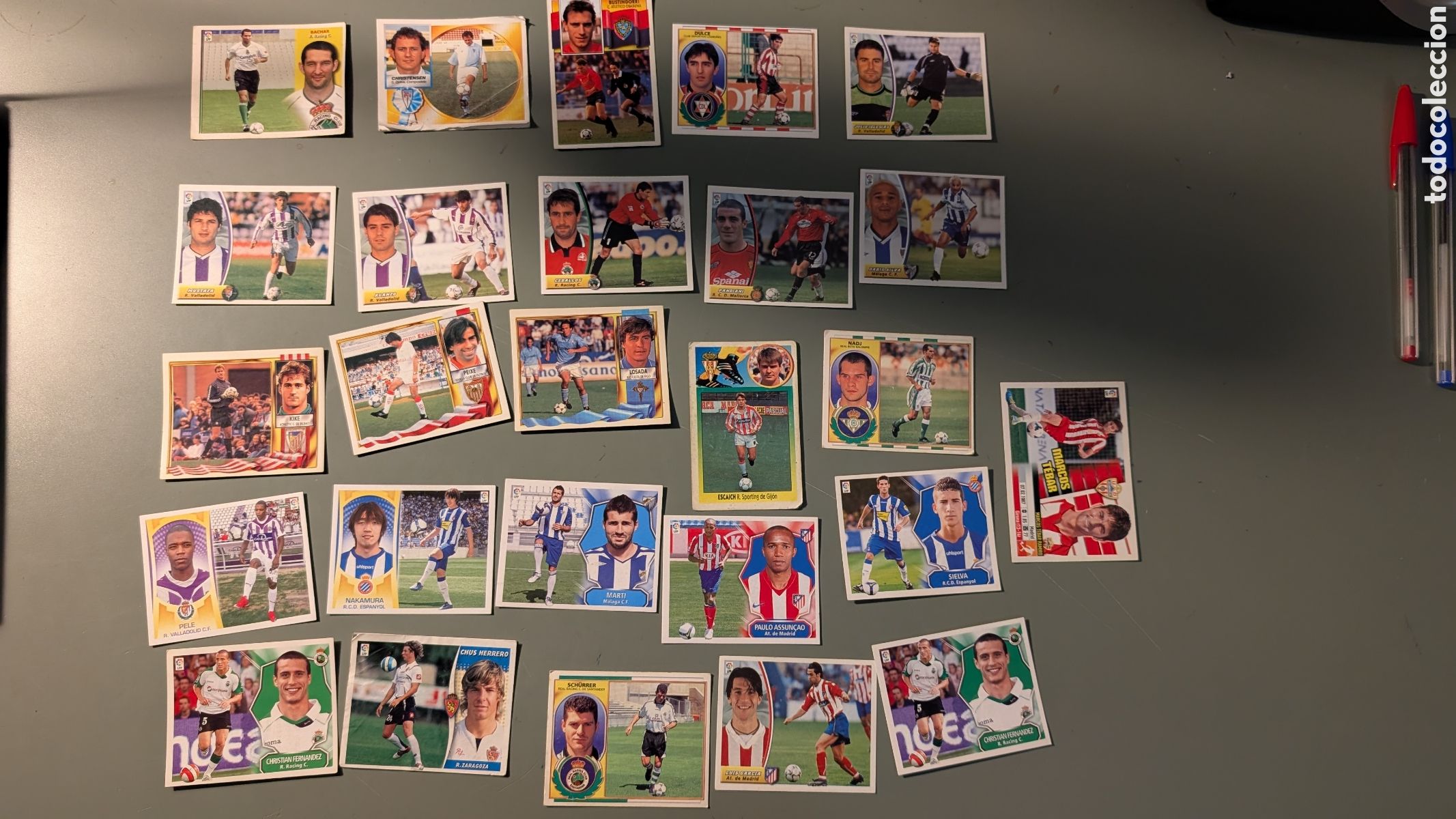 Cromos de F&uacute;tbol: LOTE 26 FICHAJES COLOCAS BAJAS DIFERENTES LIGA ESTE ANTIGUOS A&Ntilde;OS VARIADOS NUNCA PEGADOS