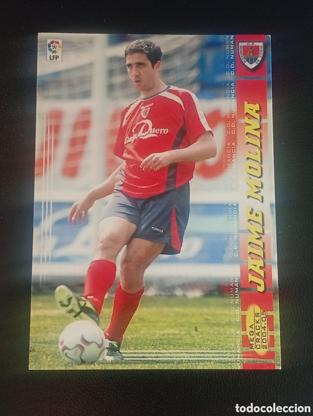 Cromos de F&uacute;tbol: 222 JAIME MOLINA NUMANCIA MEGACRACKS 2004 2005 4 5 CROMOS CARDS PANINI SPORTS MUNDICROMO