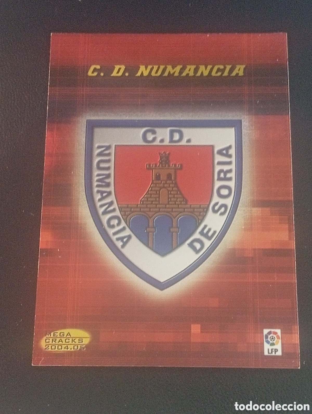 Cromos de F&uacute;tbol: 217 escudo NUMANCIA MEGACRACKS 2004 2005 4 5 CROMOS CARDS PANINI SPORTS MUNDICROMO