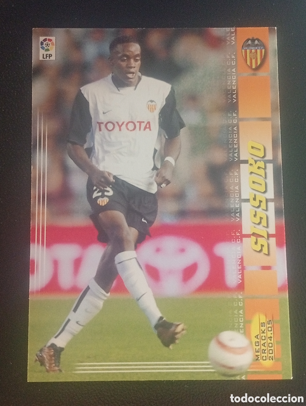 Cromos de F&uacute;tbol: 317 SISSOKO VALENCIA MEGACRACKS 2004 2005 4 5 CROMO CARDS PANINI SPORTS MUNDICROMO