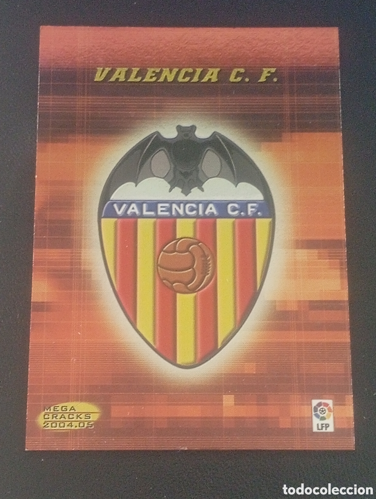 Fu&szlig;ball-Sticker: 307 escudo VALENCIA MEGACRACKS 2004 2005 4 5 CROMO CARDS PANINI SPORTS MUNDICROMO