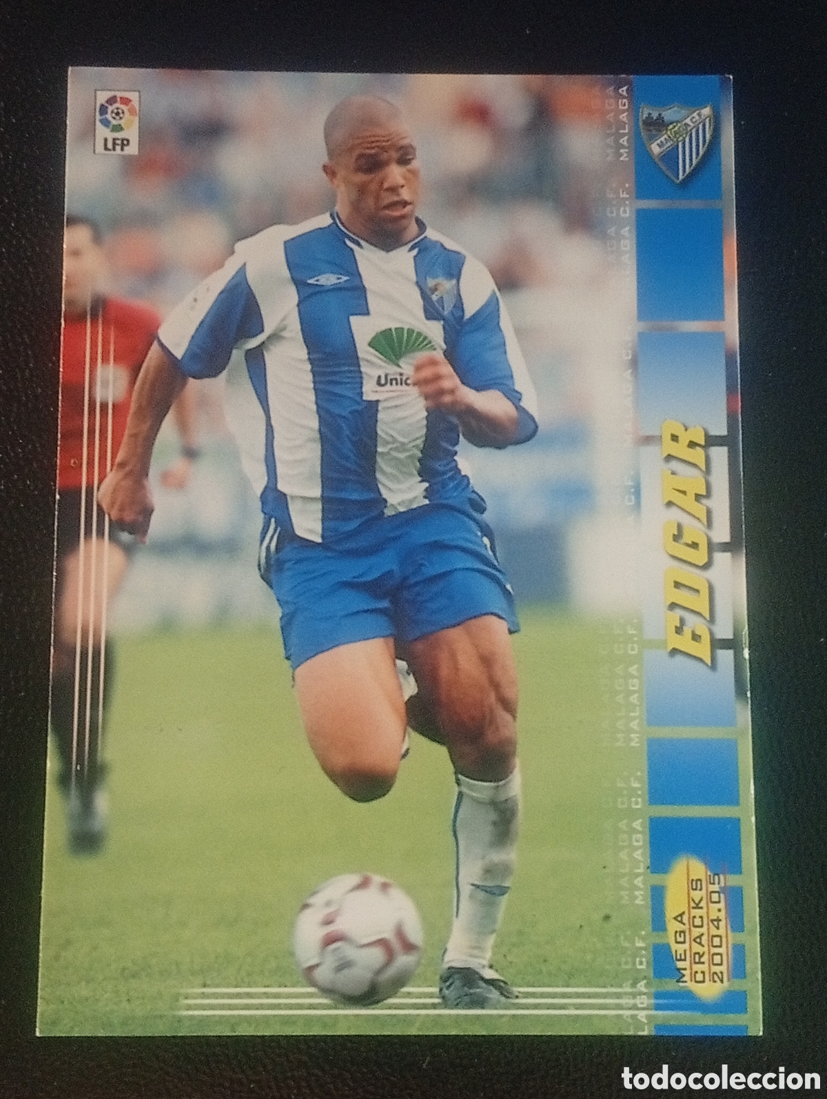 Figurine di Calcio: 196 EDGAR M&aacute;laga MEGACRACKS 2004 2005 4 5 CROMO CARDS PANINI SPORTS MUNDICROMO