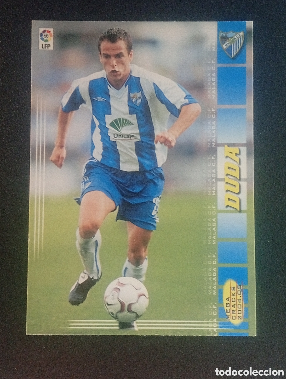 Fu&szlig;ball-Sticker: 194 DUDA MALAGA MEGACRACKS 2004 2005 4 5 CROMO CARDS PANINI SPORTS MUNDICROMO