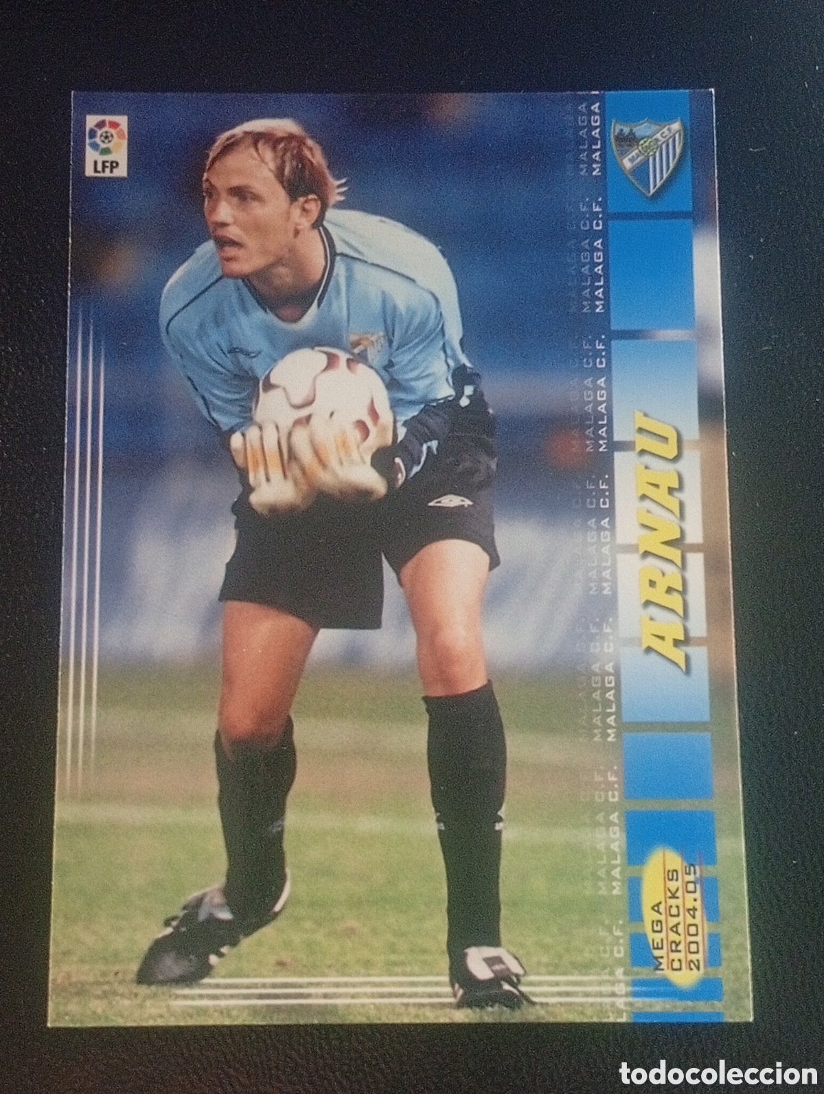 Cromos de F&uacute;tbol: 182 ARNAU MALAGA MEGACRACKS 2004 2005 4 5 CROMO CARDS PANINI SPORTS MUNDICROMO