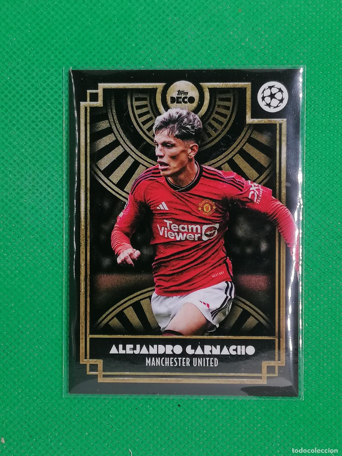 Fu&szlig;ball-Sticker: ALEJANDRO GARNACHO MANCHESTER UNITED ⚽ TOPPS DECO UCC 2023 2024 23 24 ⚽