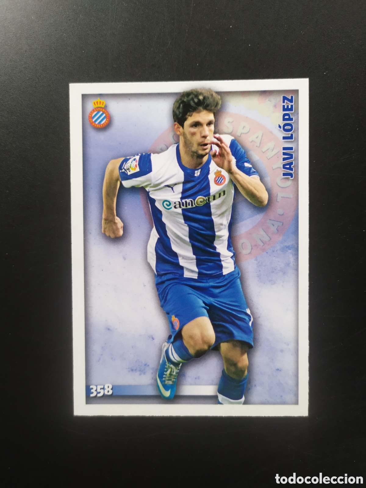 Figurine di Calcio: Mundicromo fichas Liga 2014 2015 14 15 Javi L&oacute;pez n&deg; 358 Espanyol