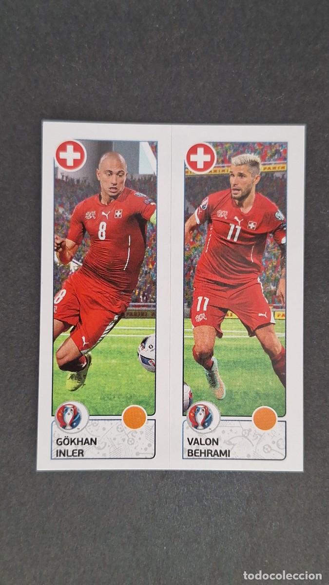 Fu&szlig;ball-Sticker: L1 INLER - BEHRAMI SELECCION SUIZA 99A 99B EUROCOPA 2016 PANINI NUNCA PEGADO SIN PEGAR
