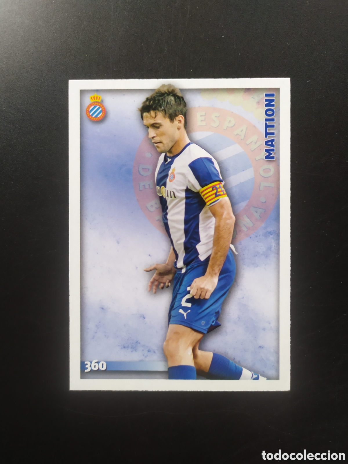 Football Stickers: Mundicromo fichas Liga 2014 2015 14 15 Mattioni n&deg; 360 Espanyol